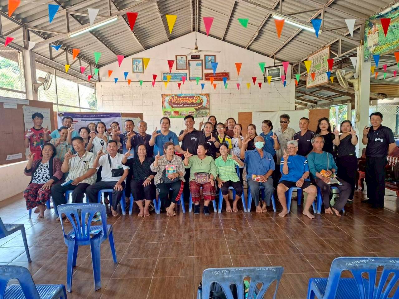 สพอ.ลับแล ดำเนินโครงการทบทวน กำหนดทิศทาง และปรับแผนการพัฒนาหมู่บ้าน